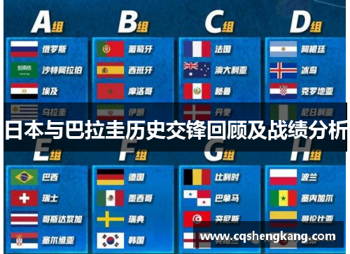 日本与巴拉圭历史交锋回顾及战绩分析